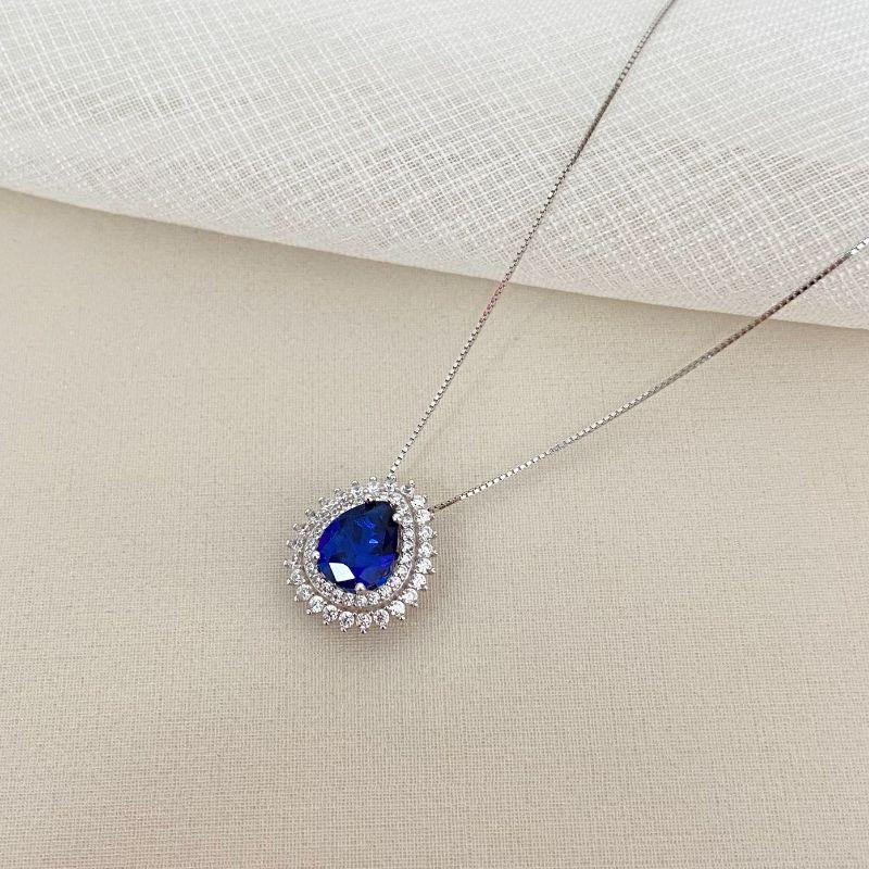 GARG PT AZUL ESCURO 2F 7MM 45CM CRAV