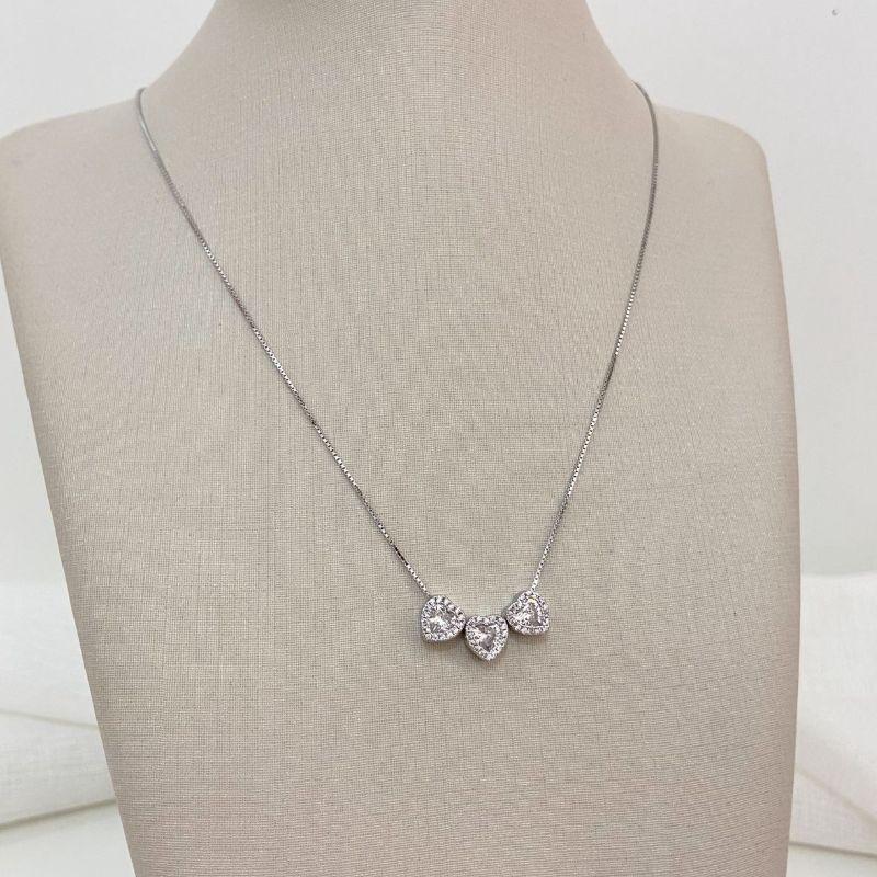 GARG PT CORAÇÃO PEDRAS CRAV CRISTAL