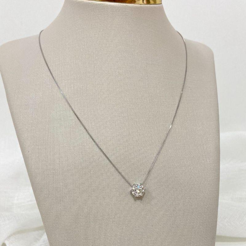 GARG PT P DE LUZ CRISTAL MOISSANITE 7MM