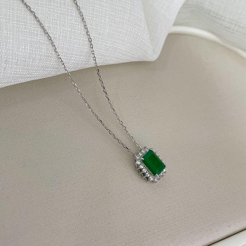 GARG PT PEDRA VERDE ESCURA Q CRAV 45CM 6MM