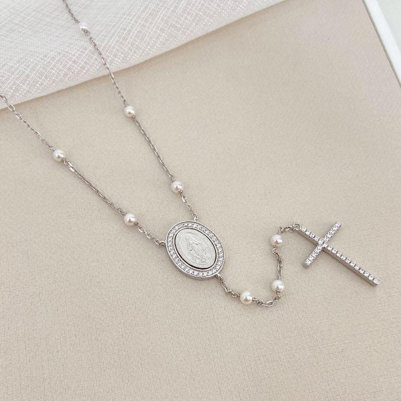 GARG PT TERÇO N. SENHORA 1MM 45CM CRAV