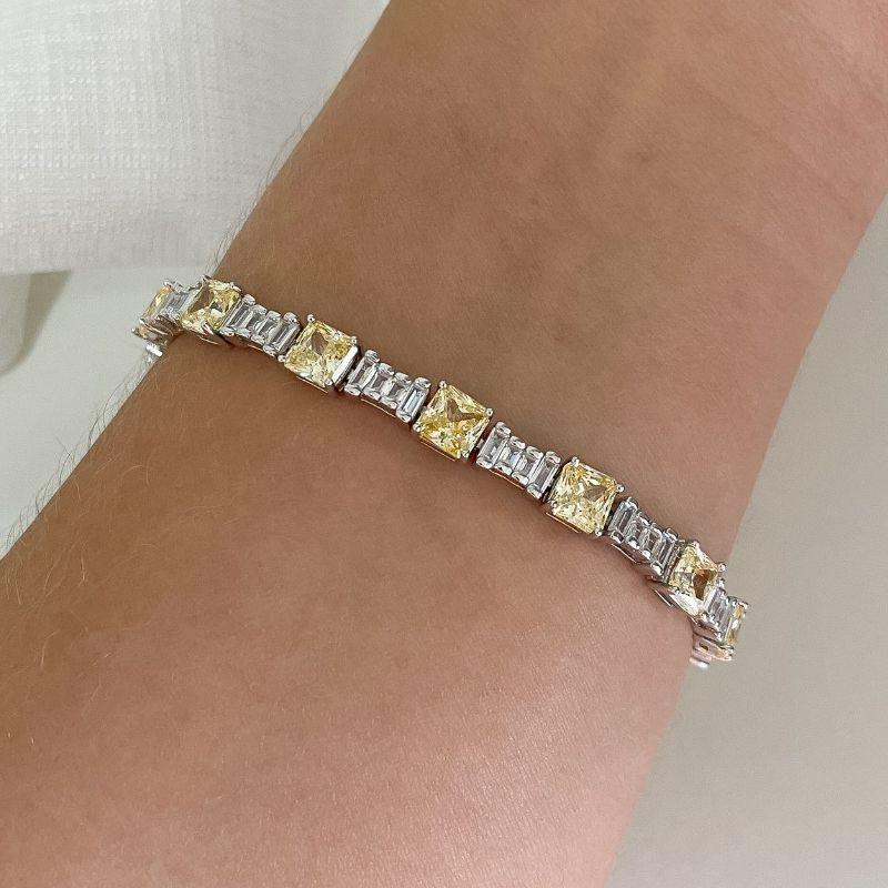 PULS PT RIVIERA AMARELA/CRISTAL 17CM 5MM