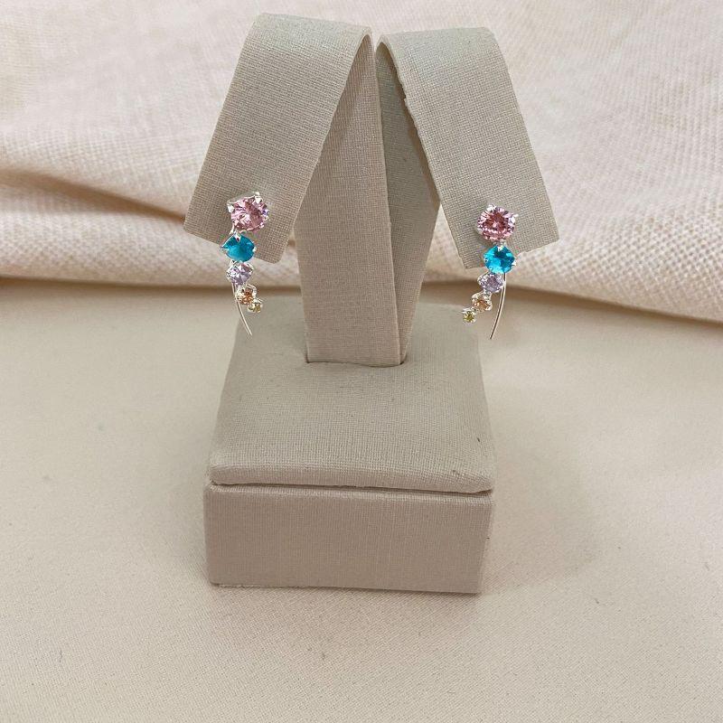 BR PT SCARF PEDRAS COLORIDA