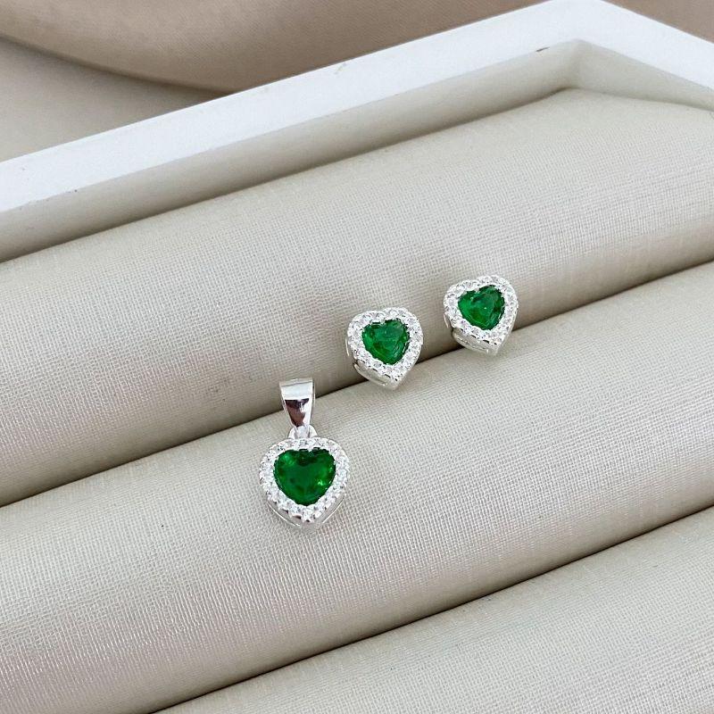 CONJ PT CORAÇAO VERDE CRAV