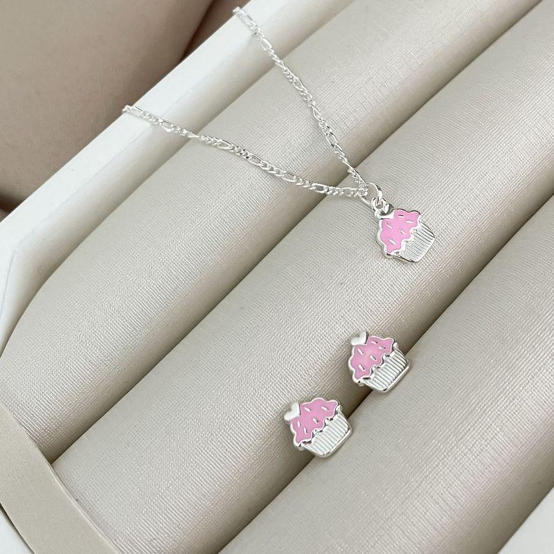 CONJ PT CUPCAKE ROSA