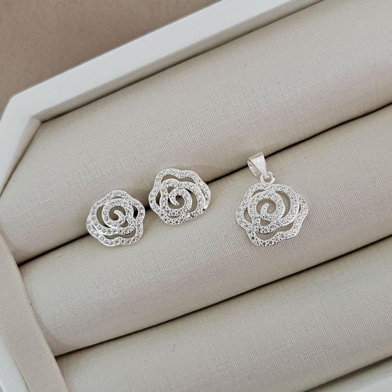 CONJ PT FLOR CRAVEJADA