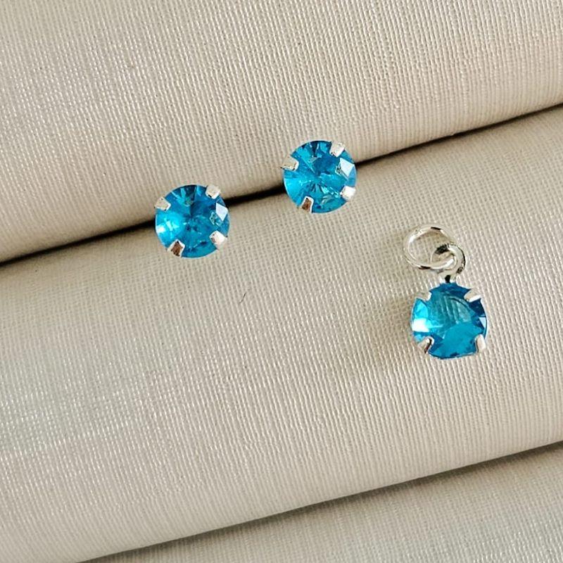 CONJ PT P LUZ RED AZUL CLARO 5MM