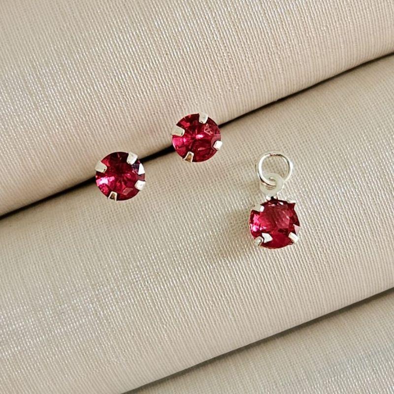 CONJ PT PONTO DE LUZ RED 5MM