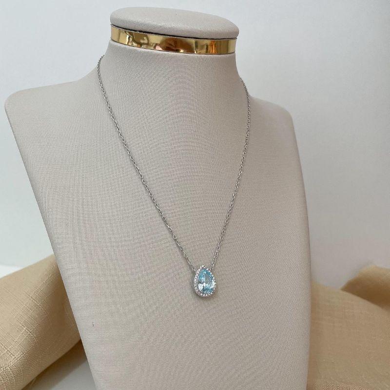 GARG PT GOTA AZUL CLARO CRAVEJADO