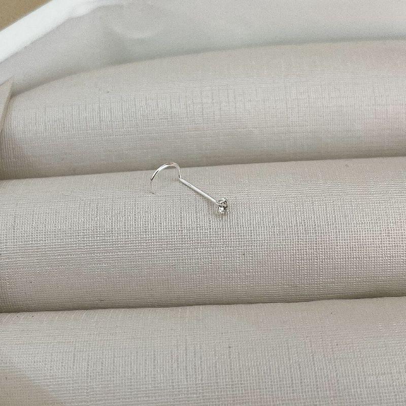 PIERCING PT 1 PEDRA REDONDA CRISTAL