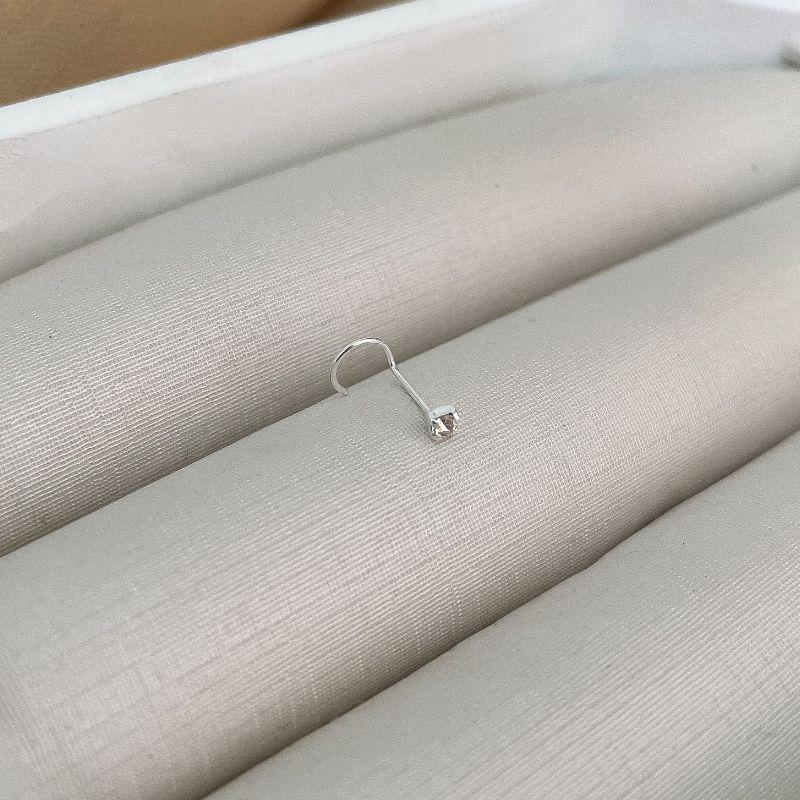 PIERCING PT QUADRADO CRISTAL PEQ