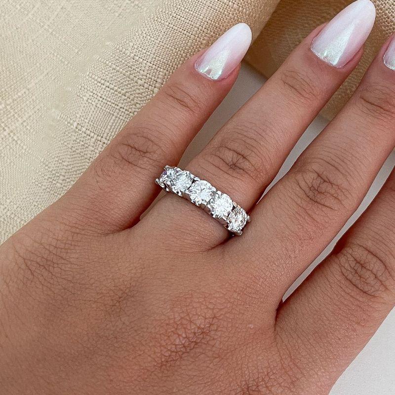 ANEL PT MEIA ALIANÇA 5P 5MM NITE