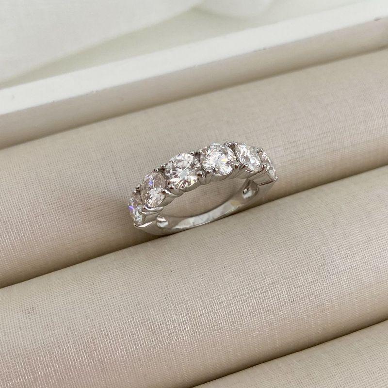 ANEL PT MEIA ALIANÇA 6P 5MM NITE