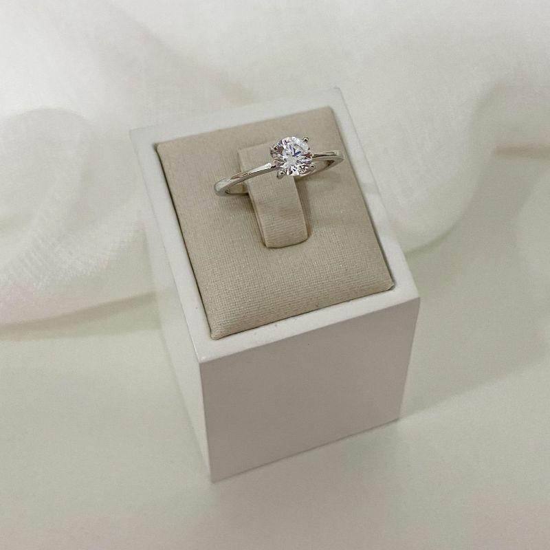 ANEL PT SOLITÁRIO 5MM