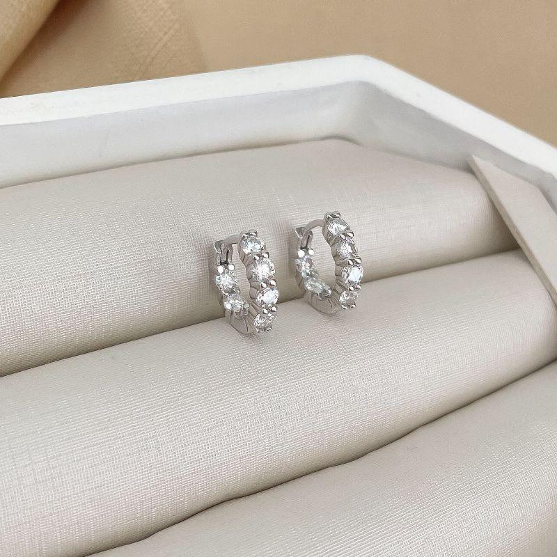 ARGOLA PT 6P CRISTAL 3MM NITE