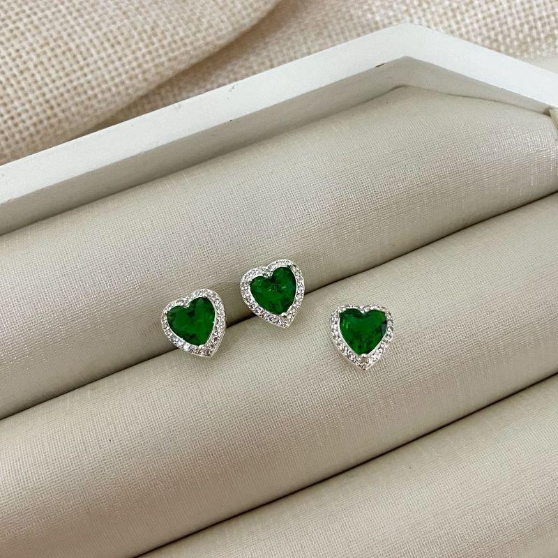 CONJ PT CORAÇAO 1F CRAV VERDE