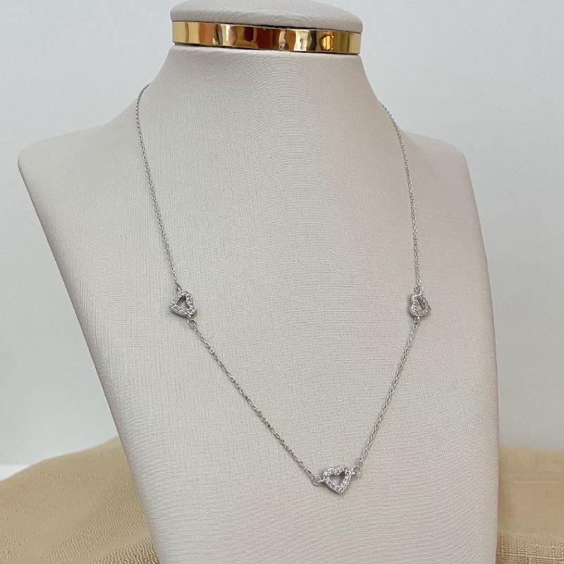 GARG PT 3 CORAÇÕES CRAVEJADO