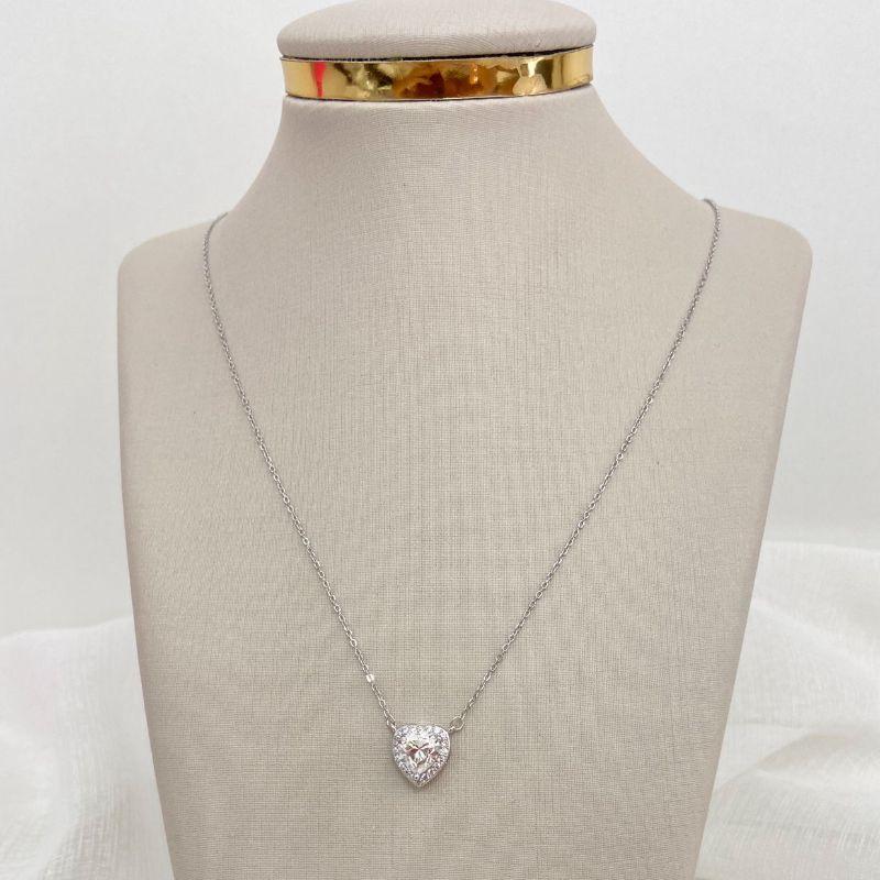 GARG PT CORAÇÃO CRISTAL CRAVEJADO NITE