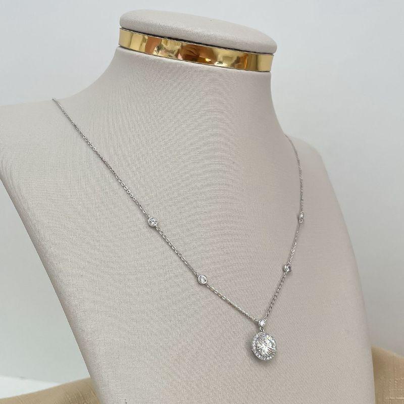 GARG PT PEDRA CRISTAL CRAVEJADA 45CM 7MM NITE