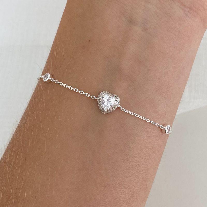 PULS PT CORAÇÃO CRAVEJADO 2 P CRISTAIS