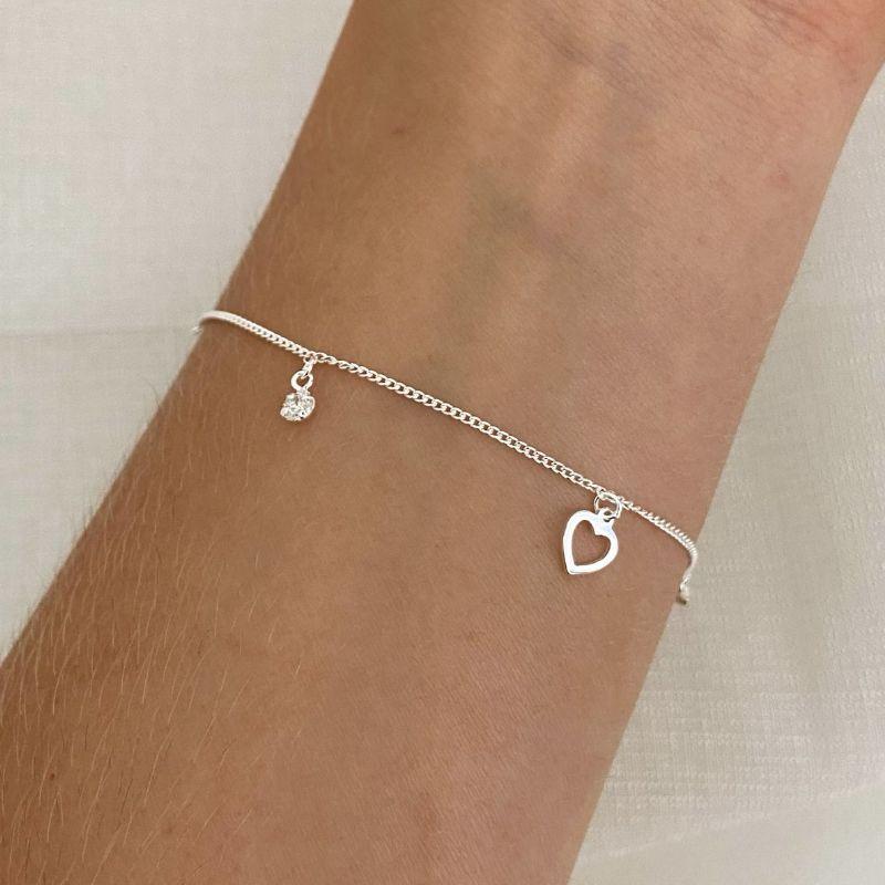 PULS PT CORAÇÕES VAZADO/ 2P CRISTAIS