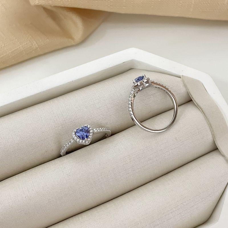 ANEL PT CORAÇÃO CRAVEJADO