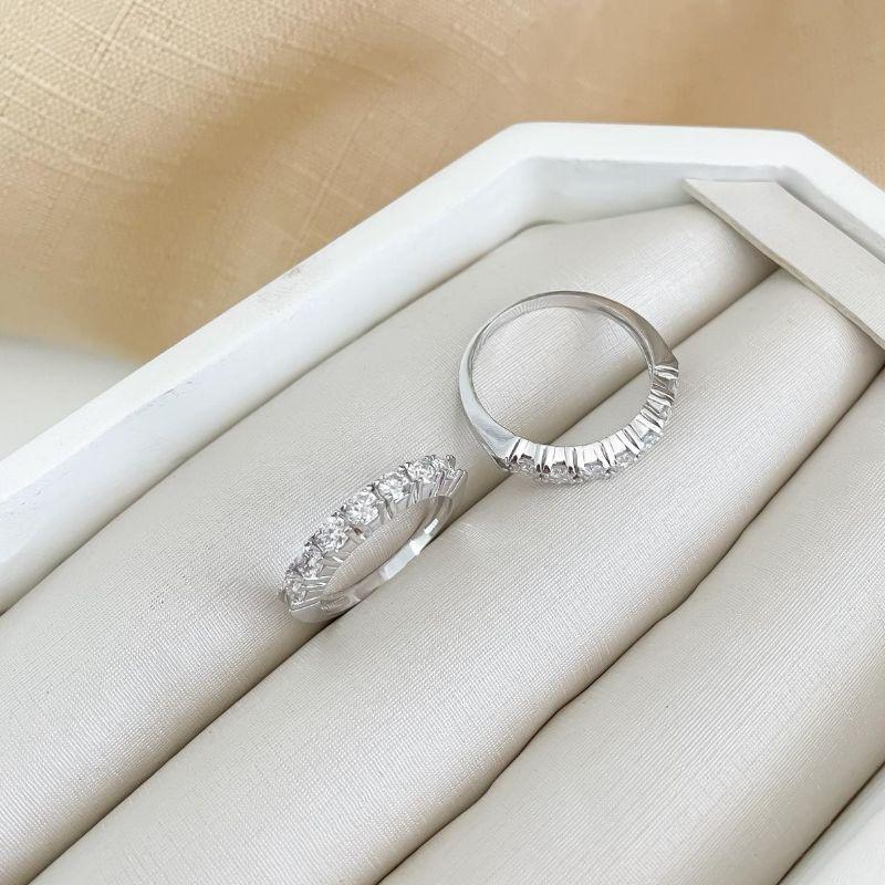 ANEL PT MEIA ALIANÇA 3MM NITE