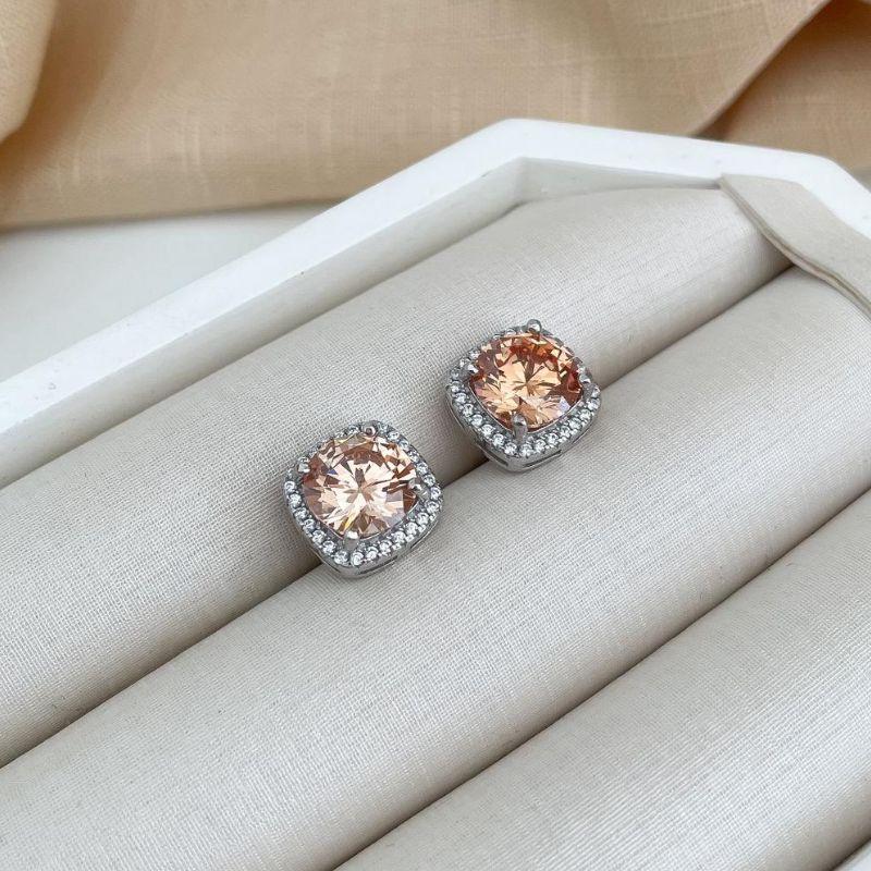 BR PT PEDRA AMBAR CLARO CRAVEJADA