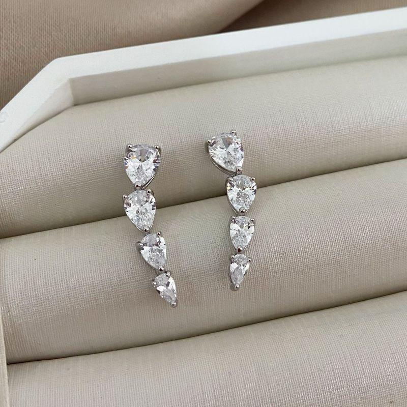 BR PT SCARF CRISTAL 6X7MM