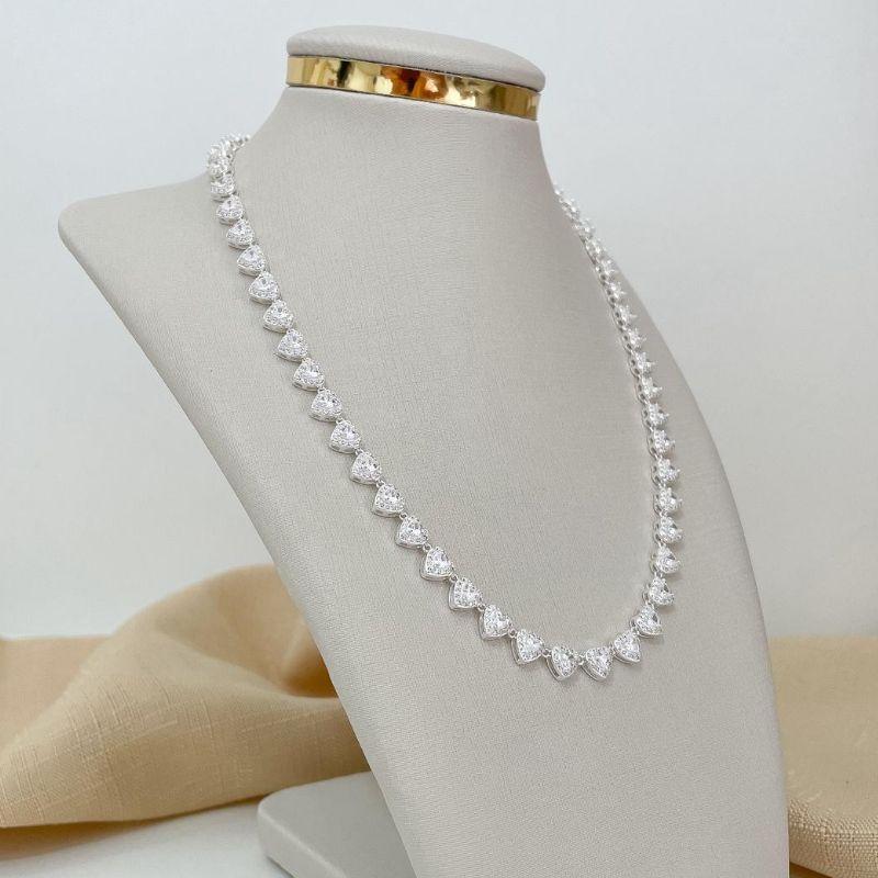 GARG PT CORAÇÃO CRISTAL CRAVEJADO