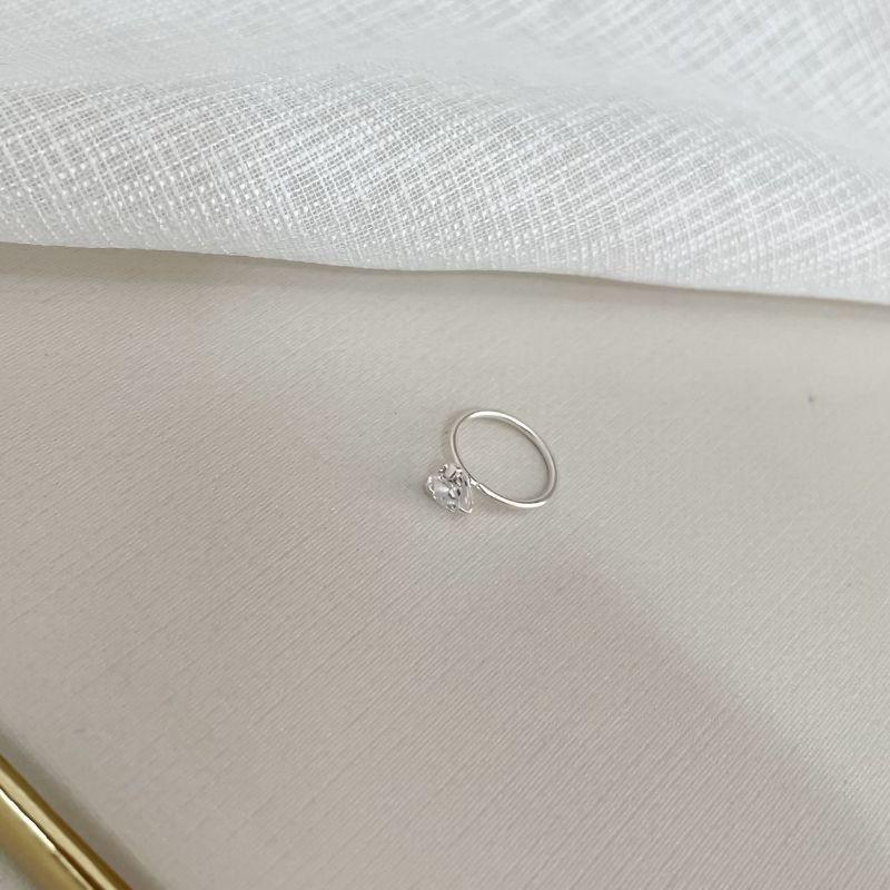 PIERCING PT CORAÇÃO CRISTAL